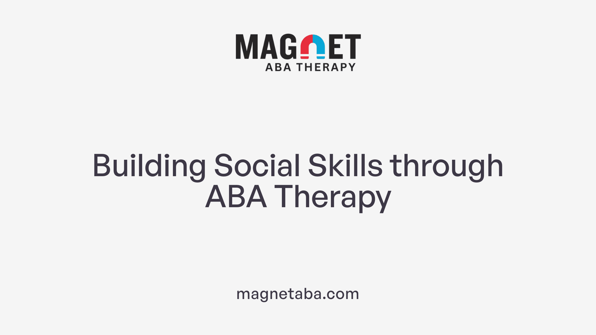 Building Social Skills through ABA Therapy