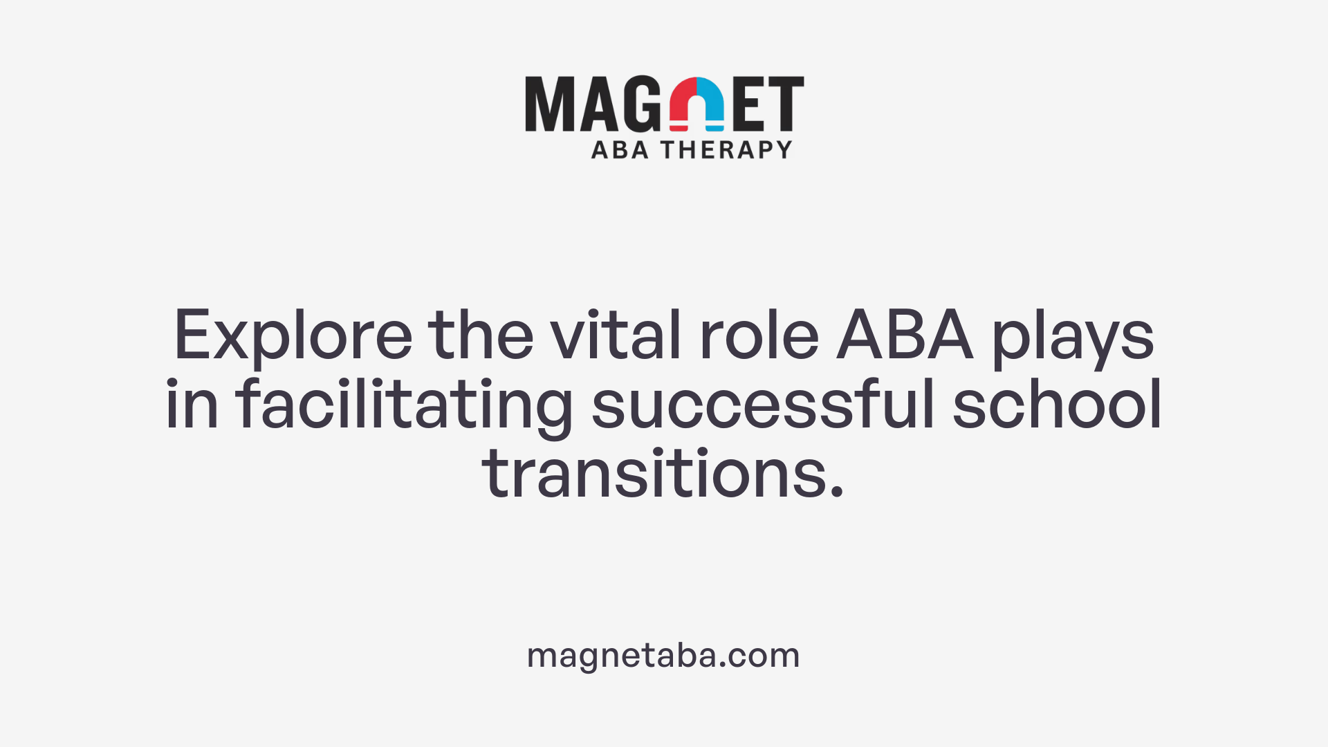 Explore the vital role ABA plays in facilitating successful school transitions.