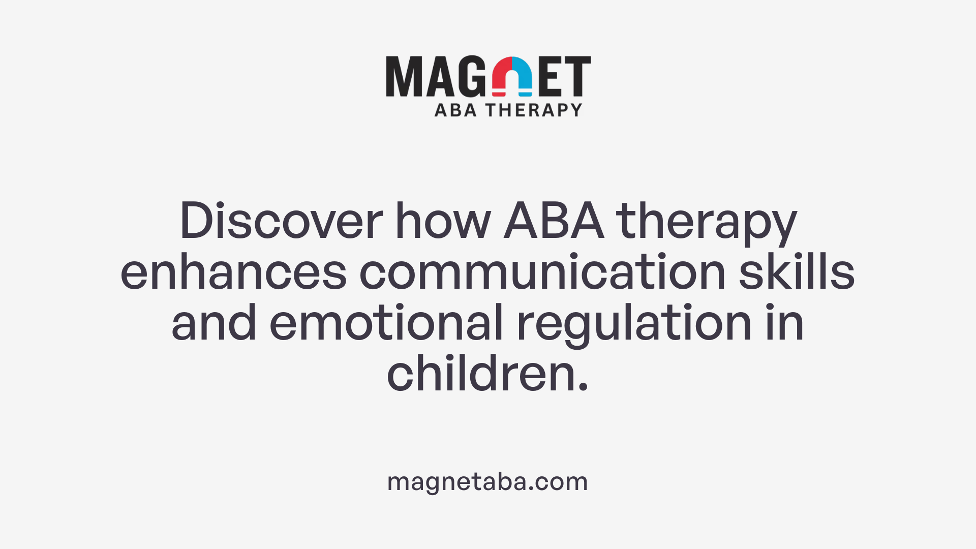 Discover how ABA therapy enhances communication skills and emotional regulation in children.