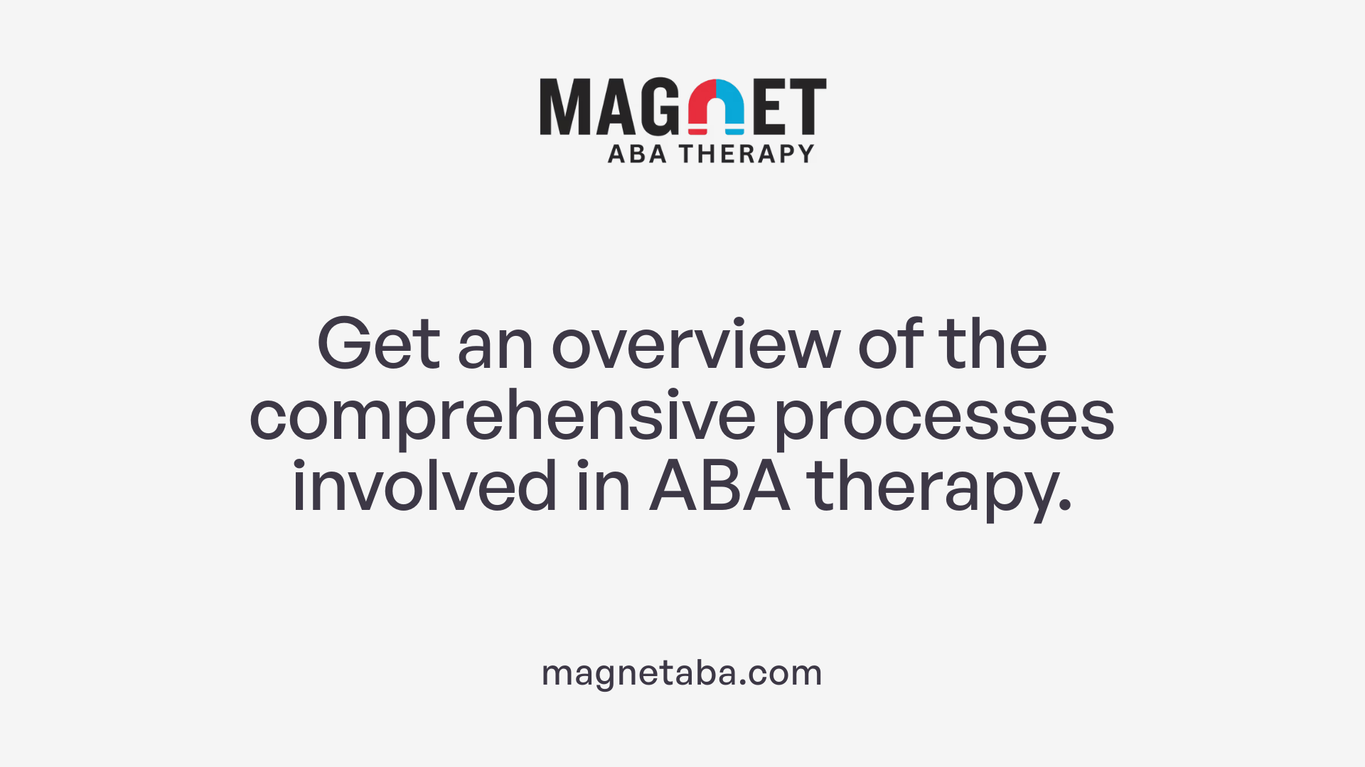 Get an overview of the comprehensive processes involved in ABA therapy.