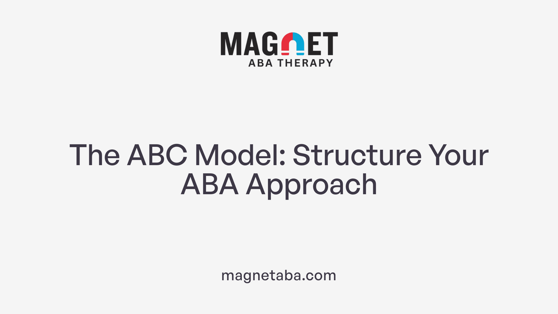 The ABC Model: Structure Your ABA Approach