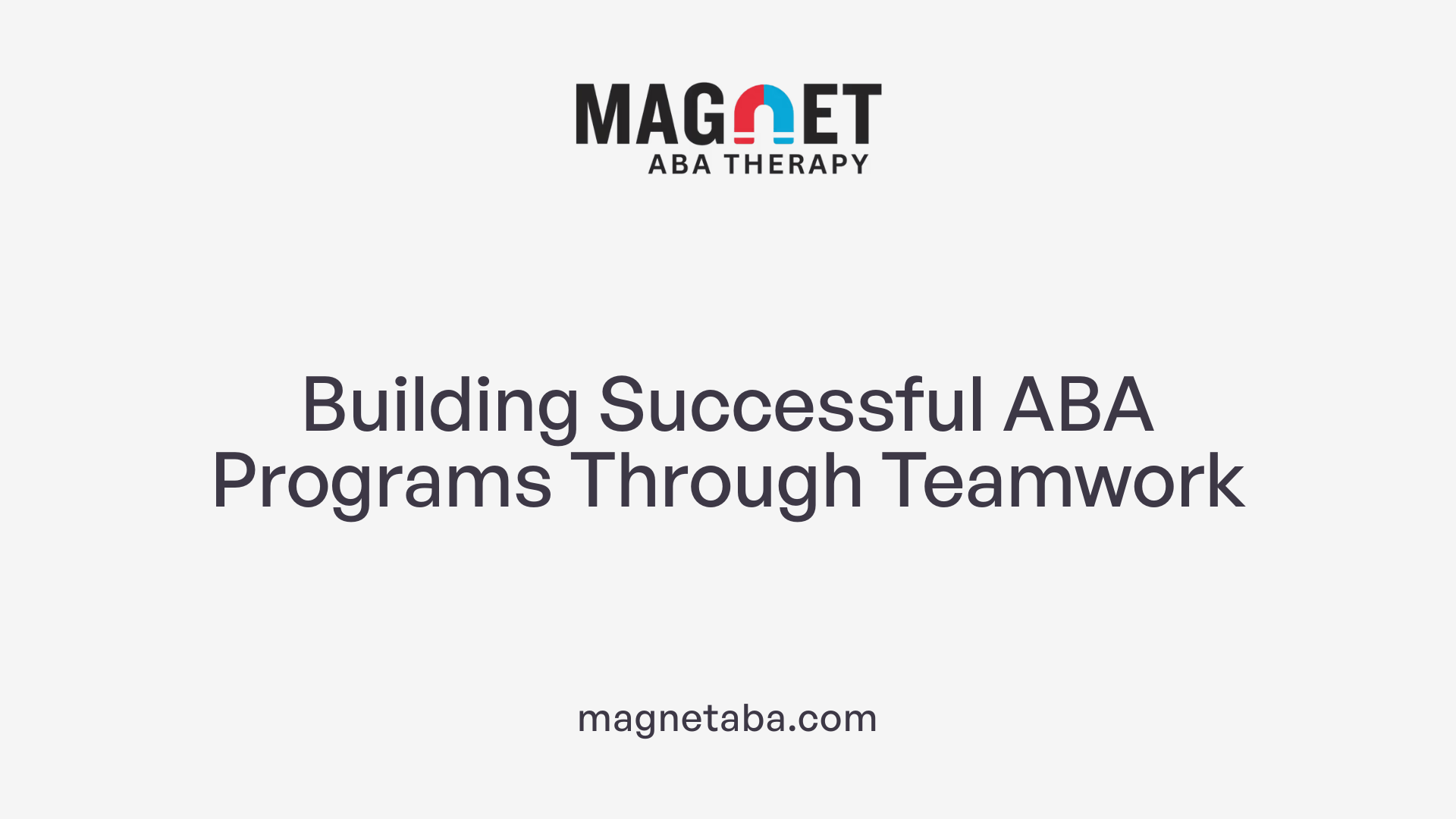 Building Successful ABA Programs Through Teamwork