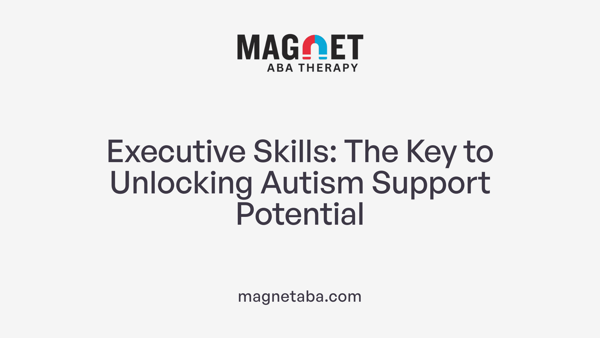Executive Skills: The Key to Unlocking Autism Support Potential