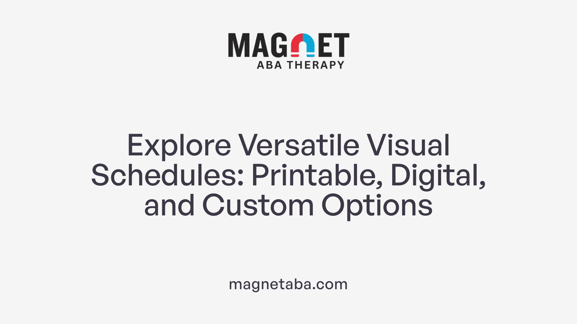 Explore Versatile Visual Schedules: Printable, Digital, and Custom Options