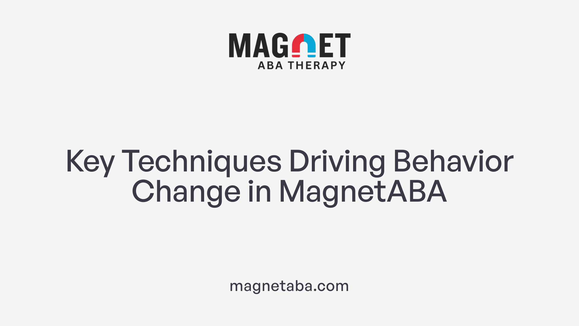Key Techniques Driving Behavior Change in MagnetABA