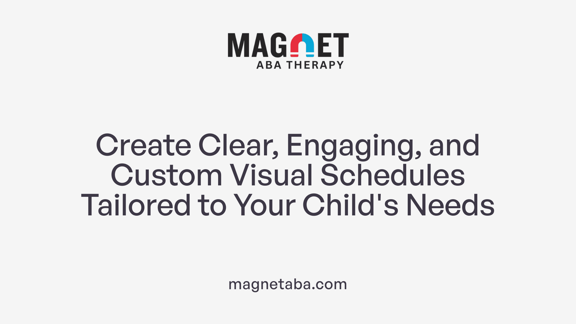 Create Clear, Engaging, and Custom Visual Schedules Tailored to Your Child's Needs