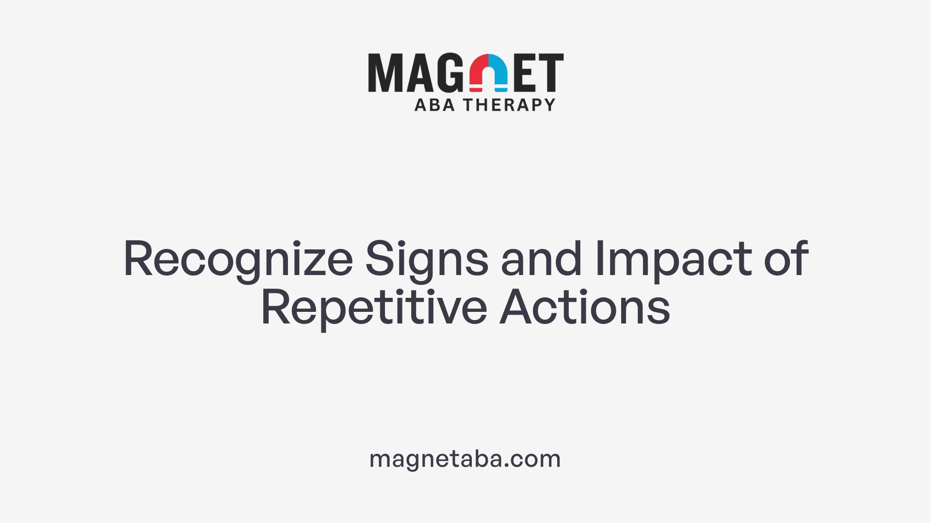 Recognize Signs and Impact of Repetitive Actions