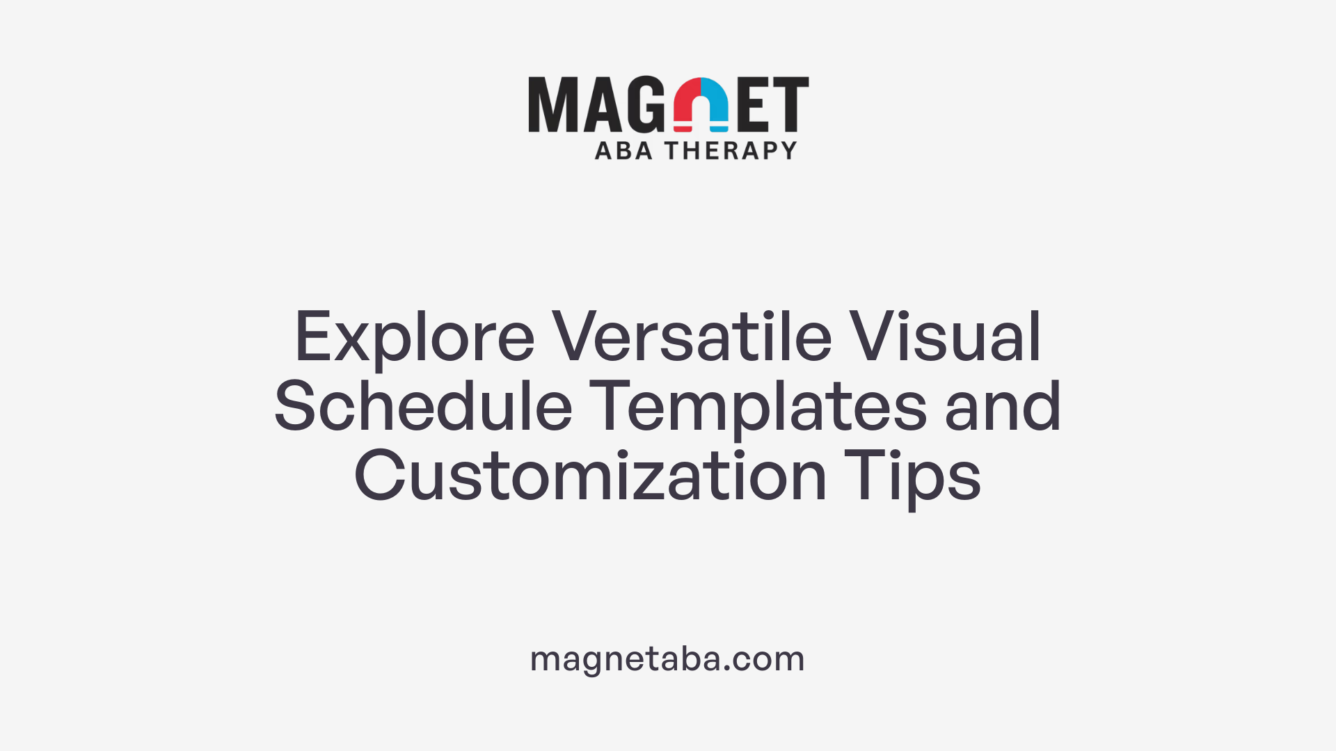 Explore Versatile Visual Schedule Templates and Customization Tips