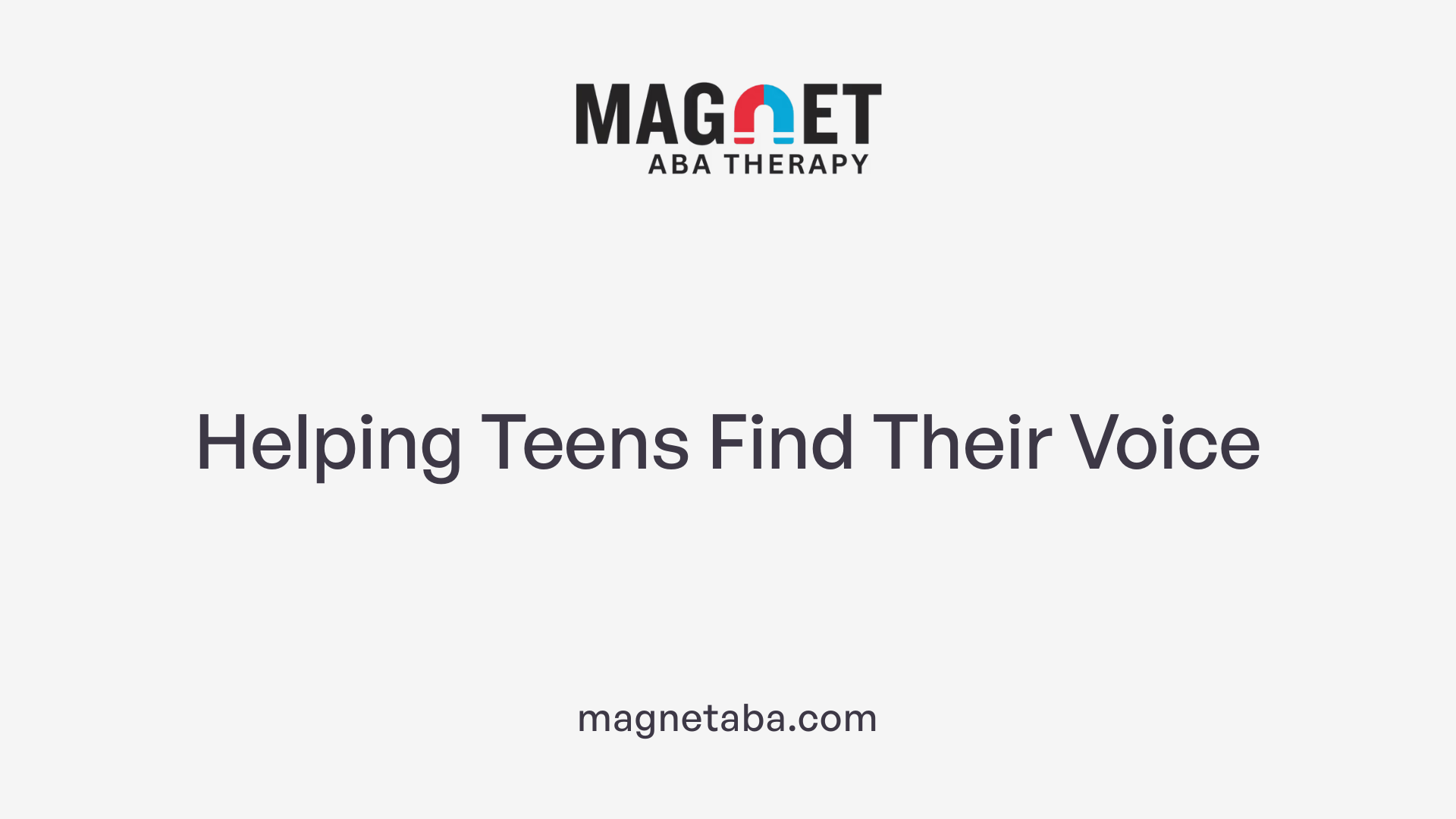 Helping Teens Find Their Voice