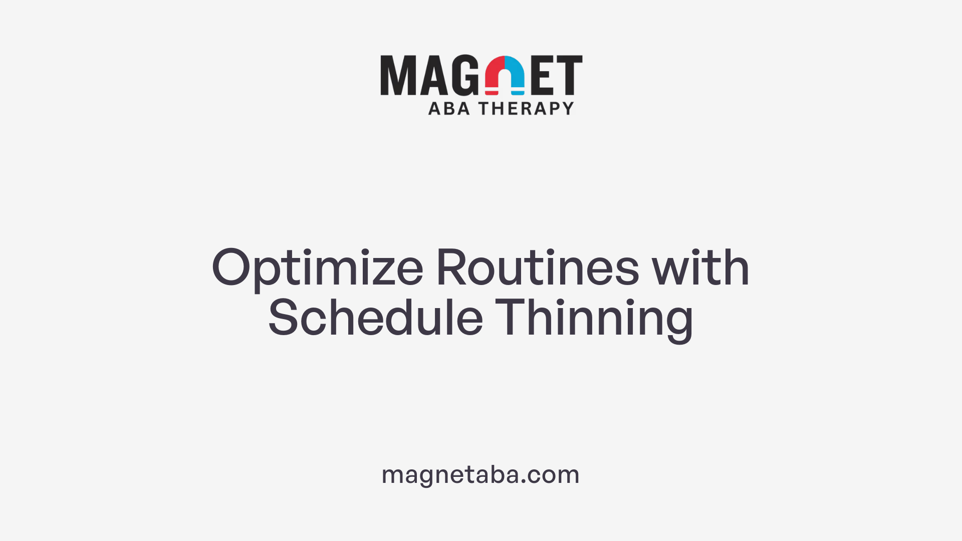 Optimize Routines with Schedule Thinning