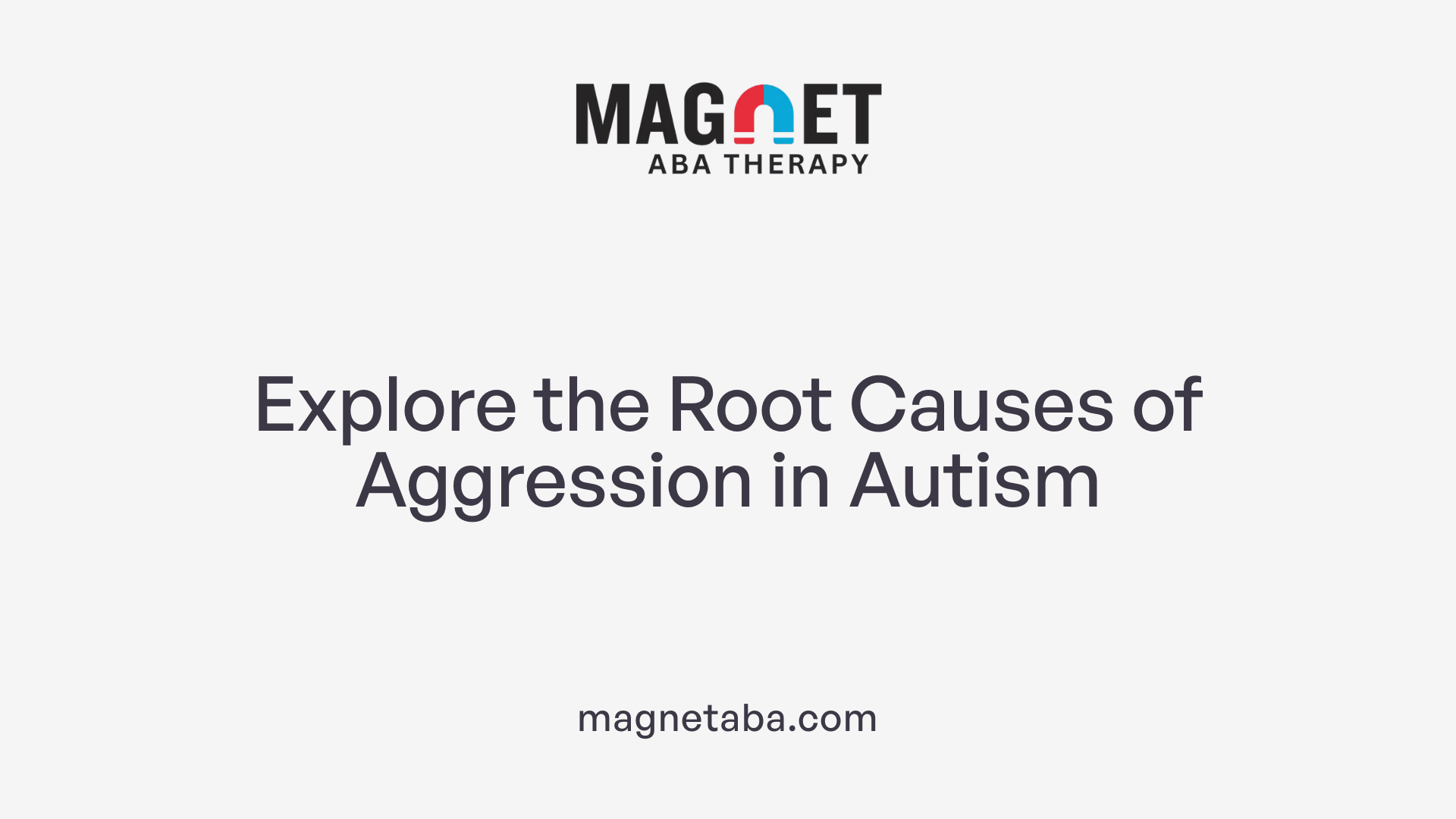 Explore the Root Causes of Aggression in Autism