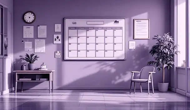 Teaching calendar and time management skills