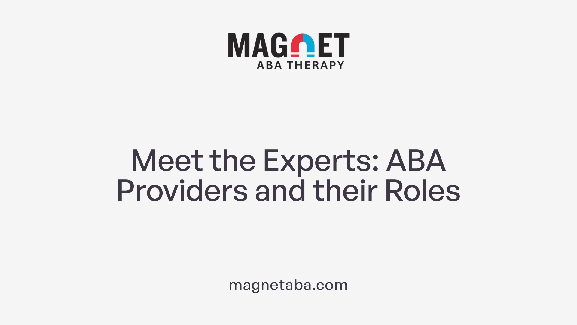Meet the Experts: ABA Providers and their Roles