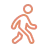 Person walking icon