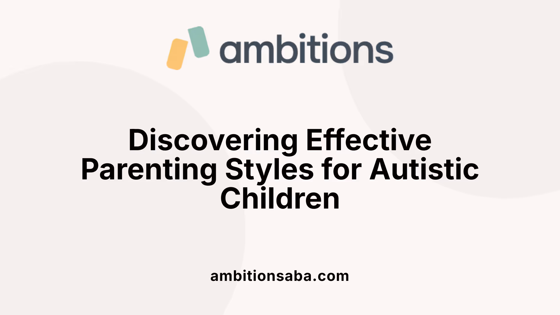 Discovering Effective Parenting Styles for Autistic Children