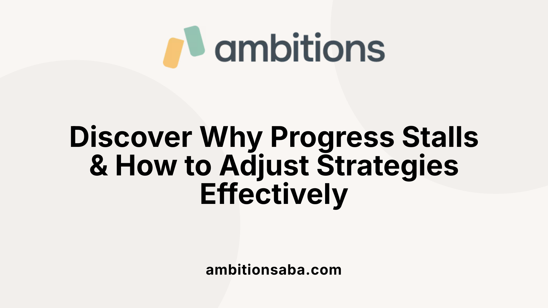Discover Why Progress Stalls &amp; How to Adjust Strategies Effectively