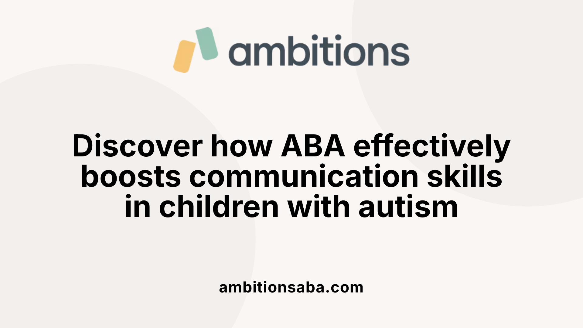 Discover how ABA effectively boosts communication skills in children with autism