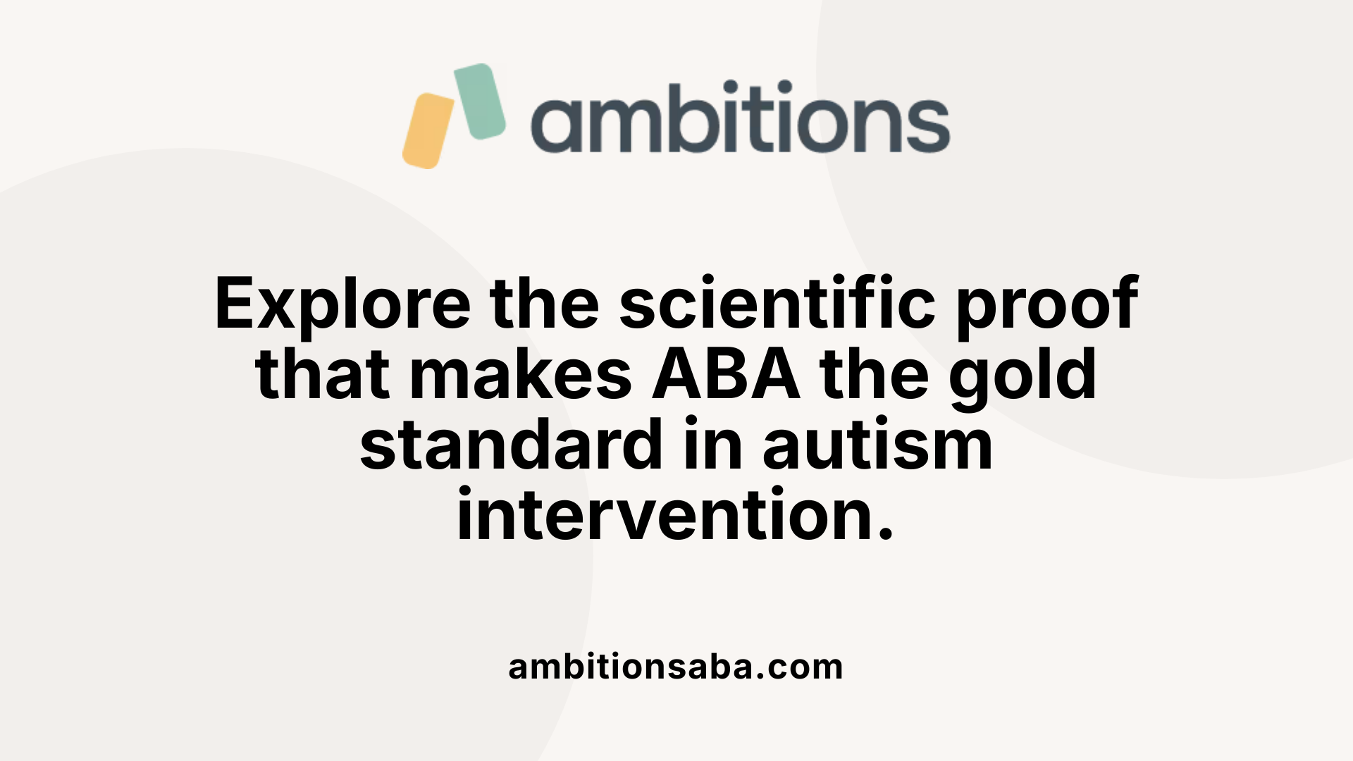 Explore the scientific proof that makes ABA the gold standard in autism intervention.