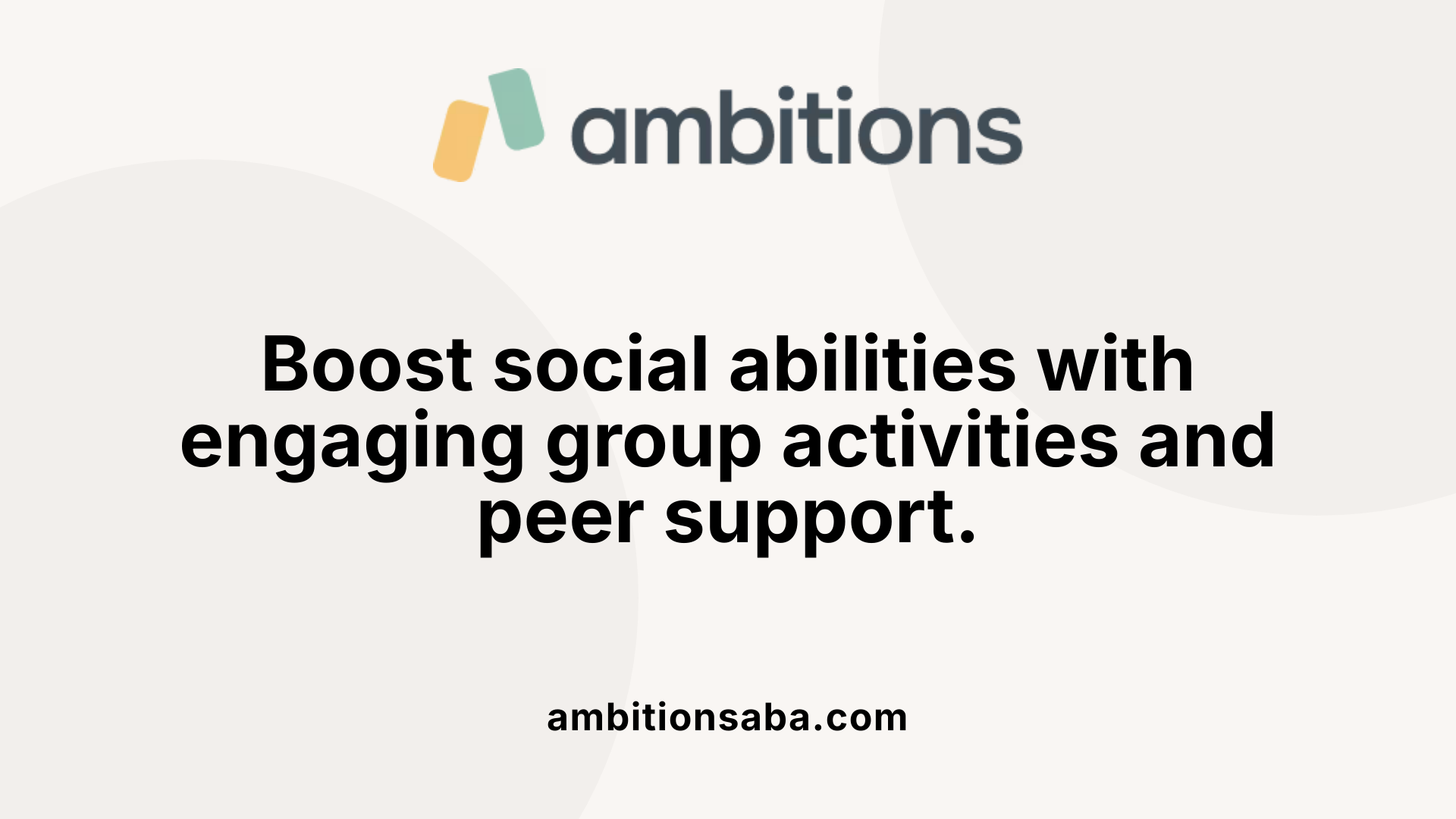 Boost social abilities with engaging group activities and peer support.