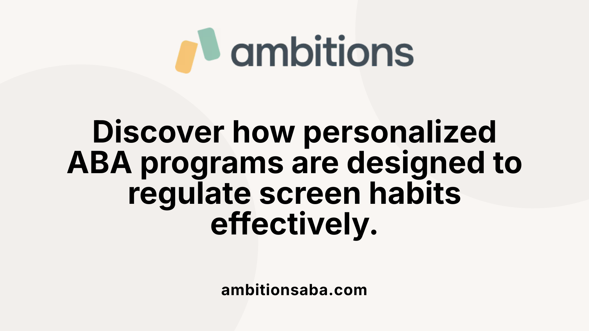 Discover how personalized ABA programs are designed to regulate screen habits effectively.