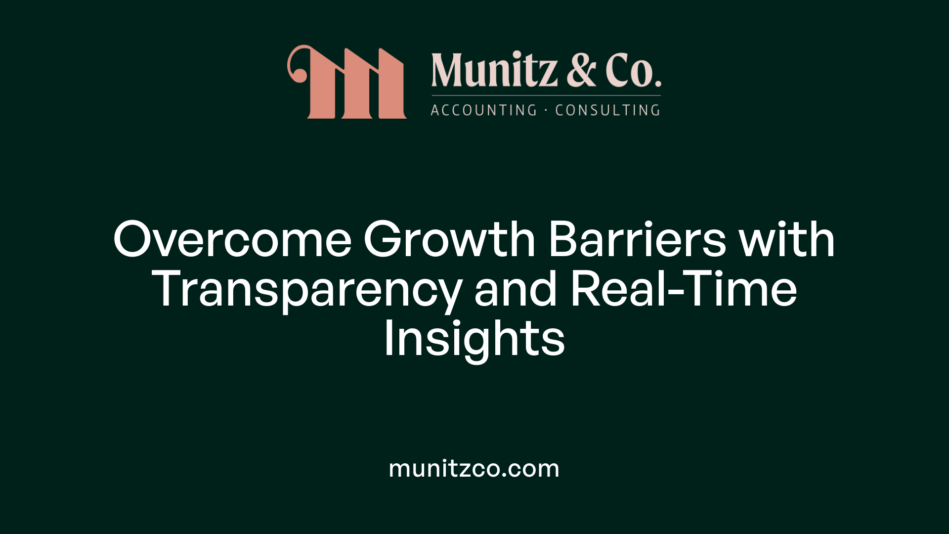 Overcome Growth Barriers with Transparency and Real-Time Insights