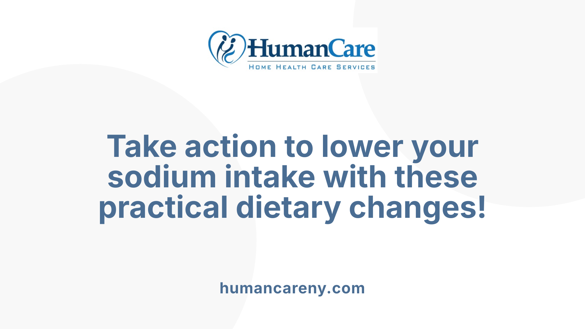 Take action to lower your sodium intake with these practical dietary changes!