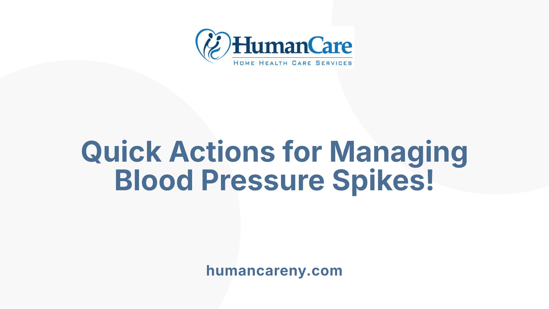 Quick Actions for Managing Blood Pressure Spikes!