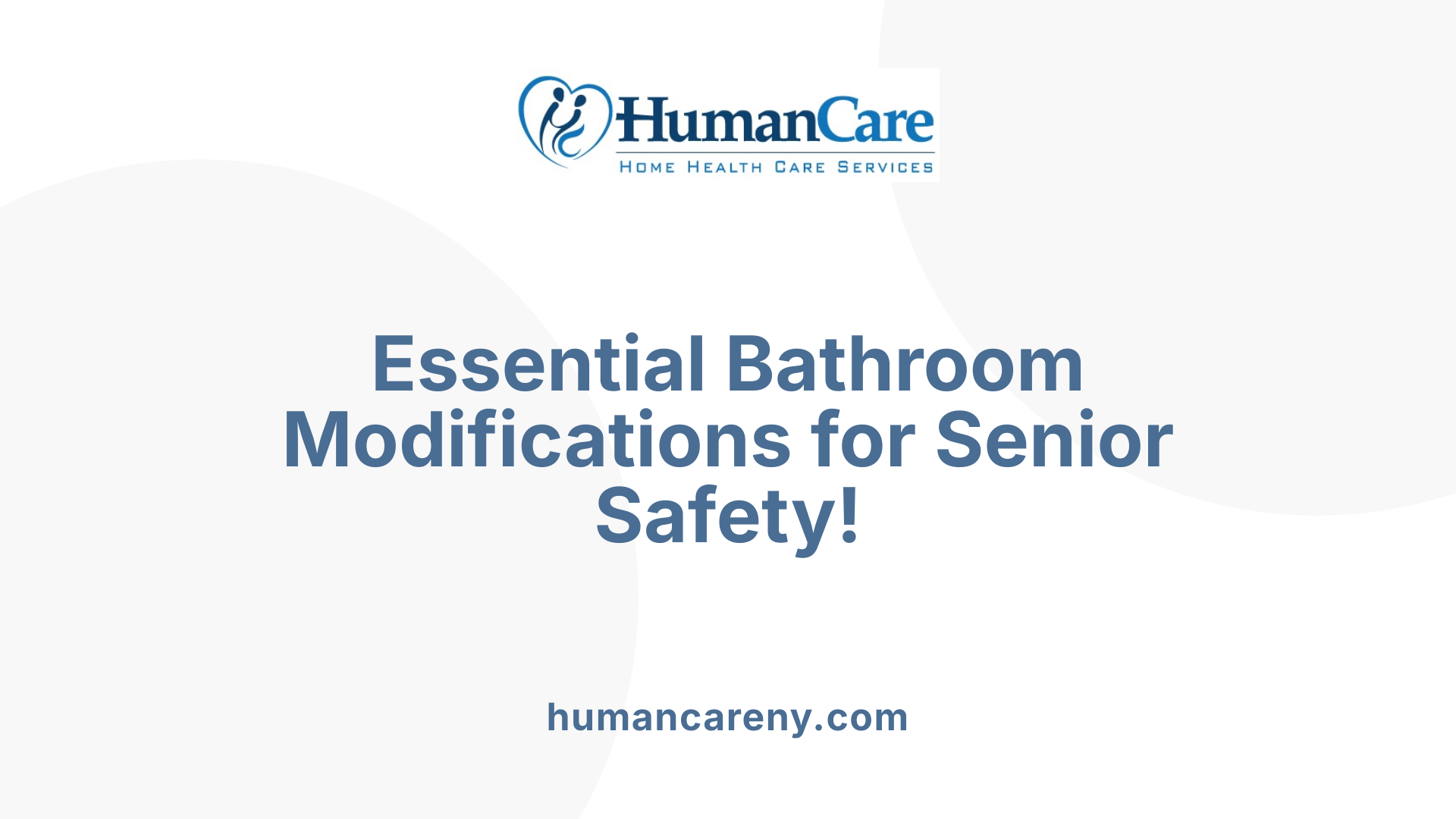 Essential Bathroom Modifications for Senior Safety!