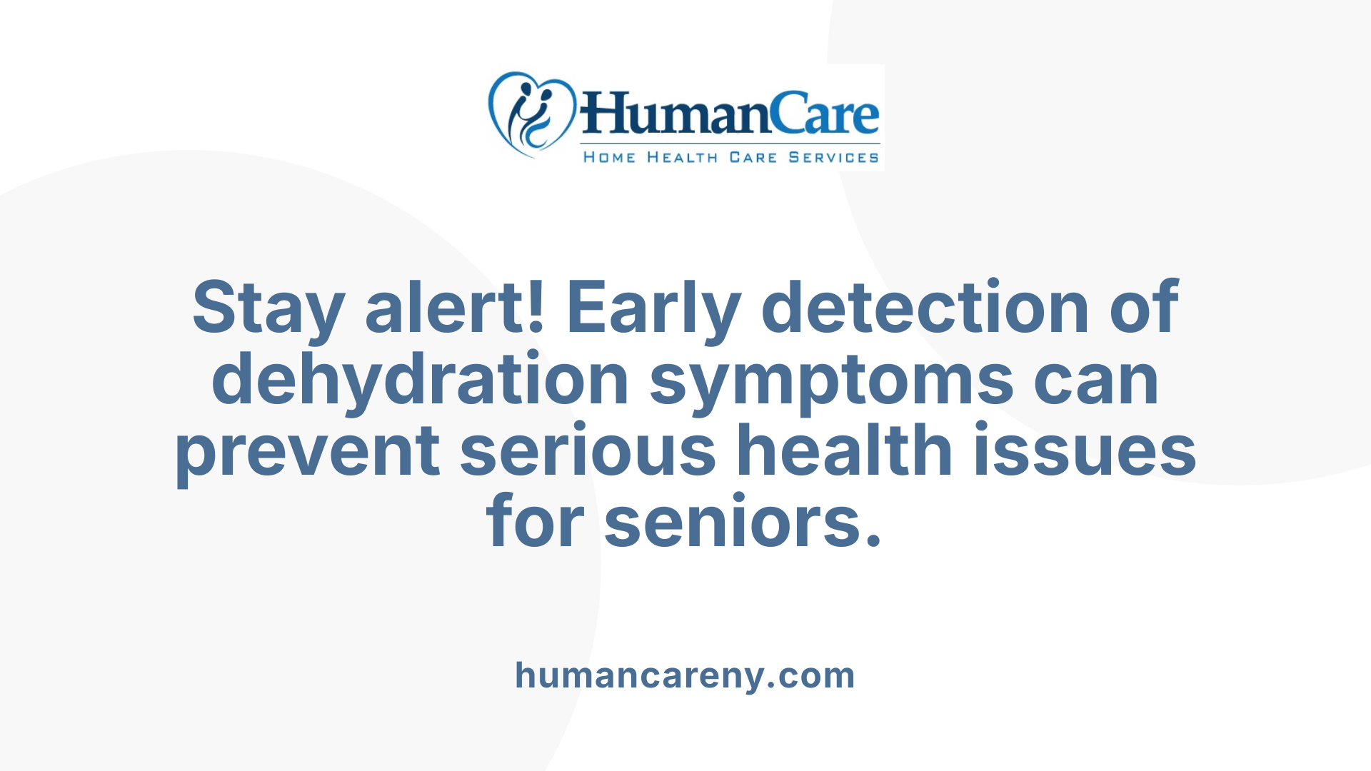 Stay alert! Early detection of dehydration symptoms can prevent serious health issues for seniors.