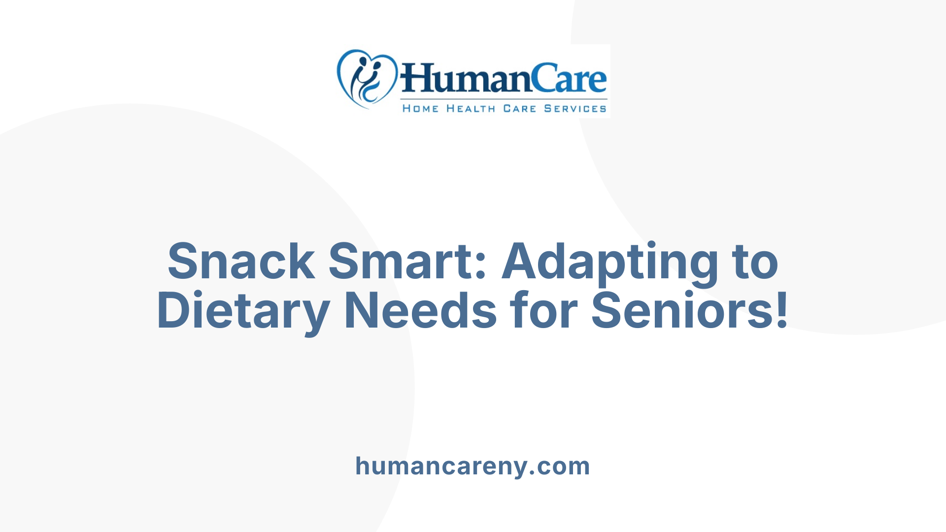 Snack Smart: Adapting to Dietary Needs for Seniors!
