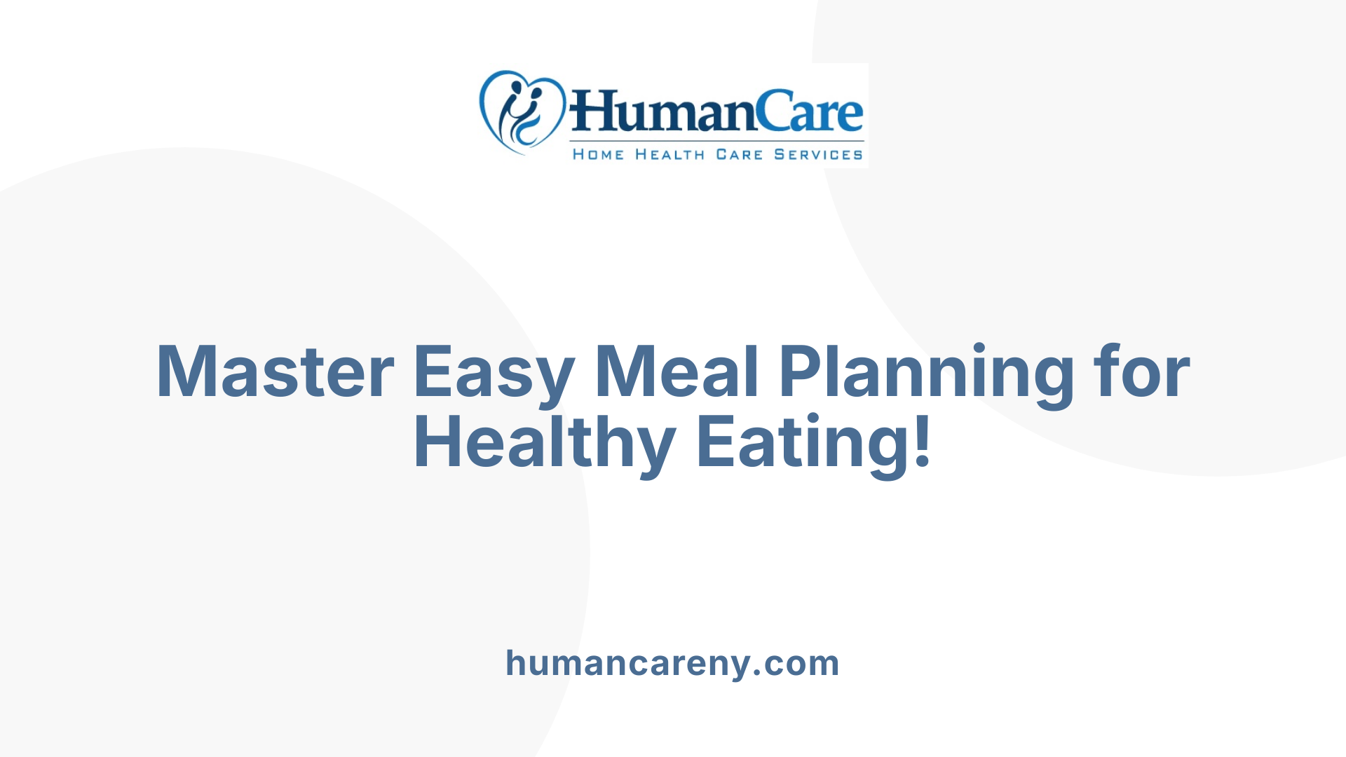 Master Easy Meal Planning for Healthy Eating!