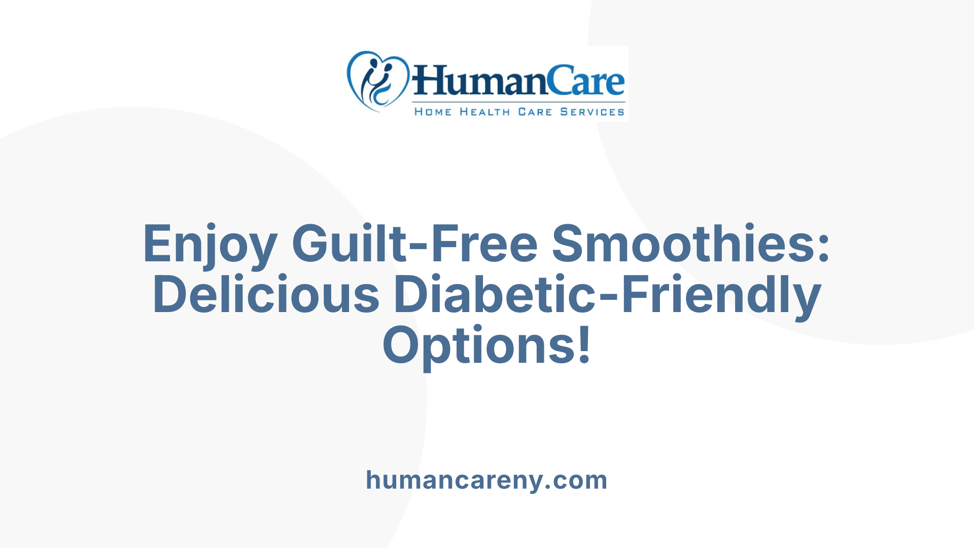 Enjoy Guilt-Free Smoothies: Delicious Diabetic-Friendly Options!