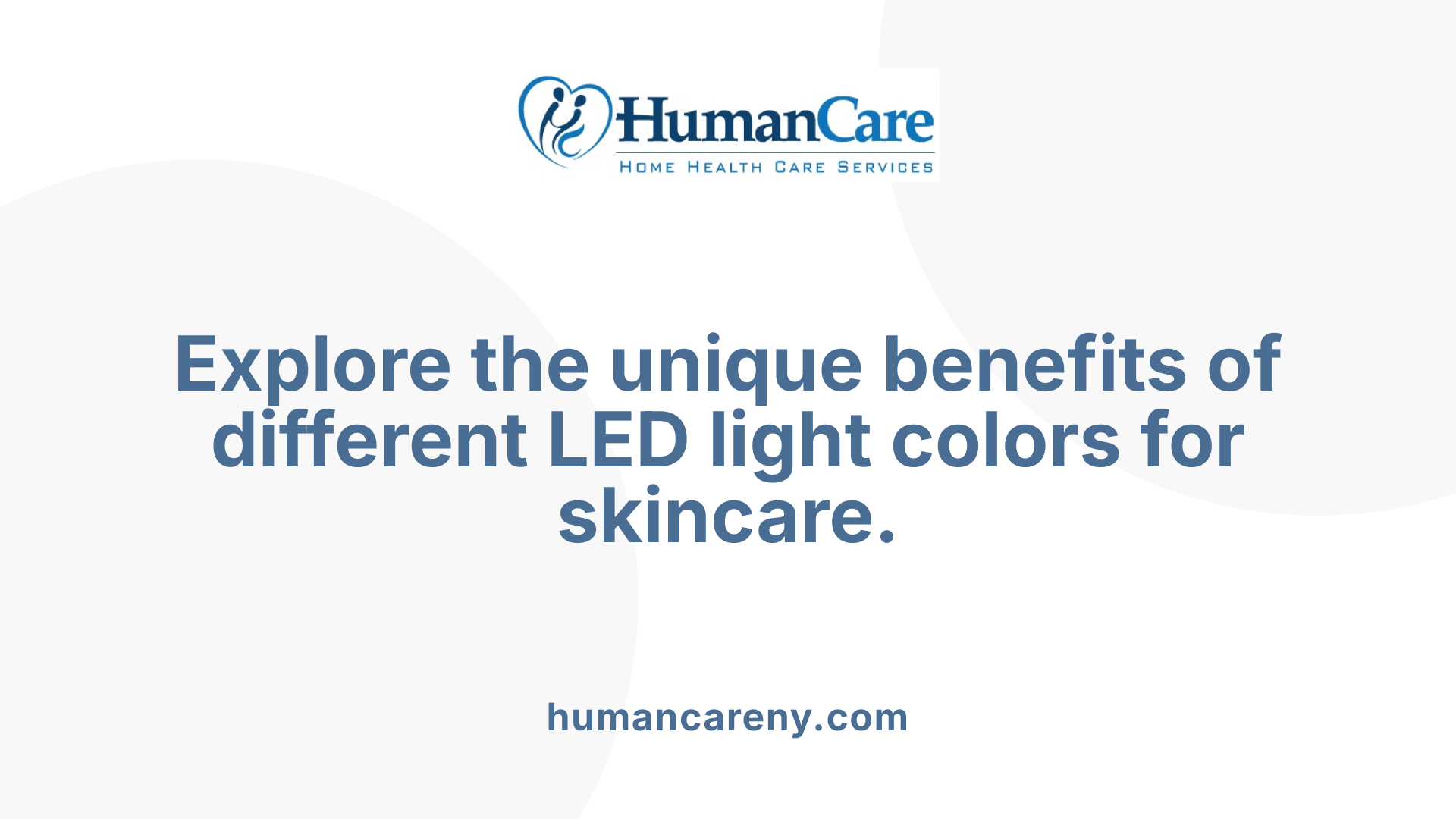 Explore the unique benefits of different LED light colors for skincare.