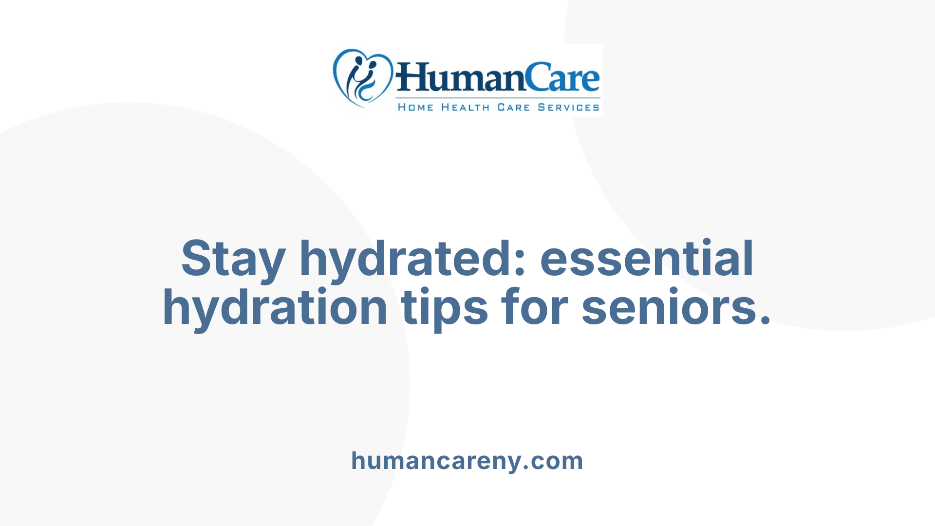 Stay hydrated: essential hydration tips for seniors.