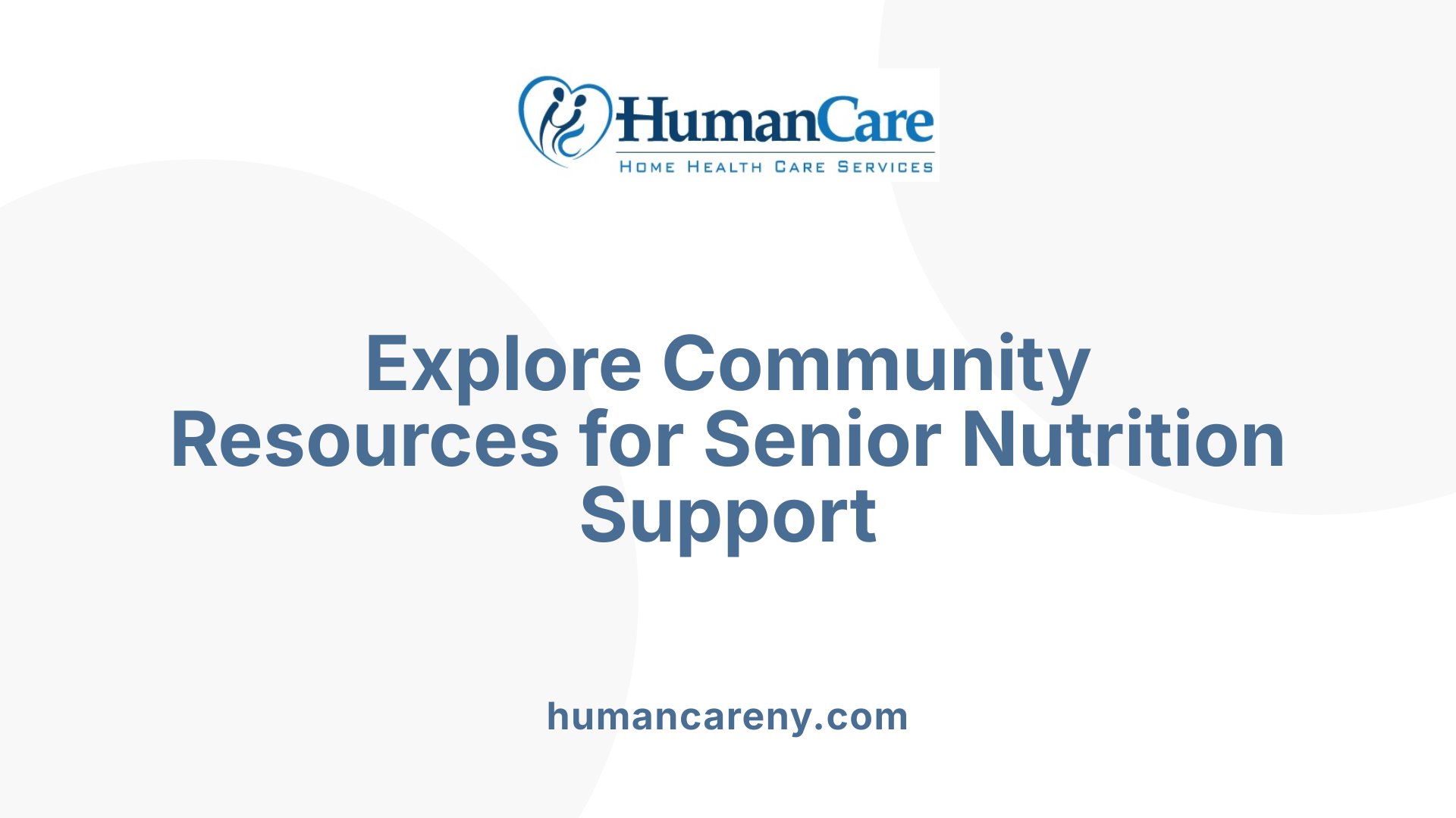Explore Community Resources for Senior Nutrition Support