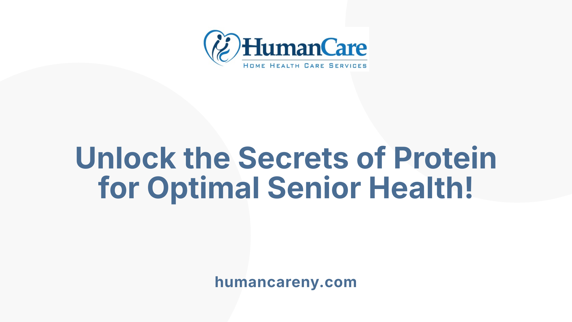 Unlock the Secrets of Protein for Optimal Senior Health!