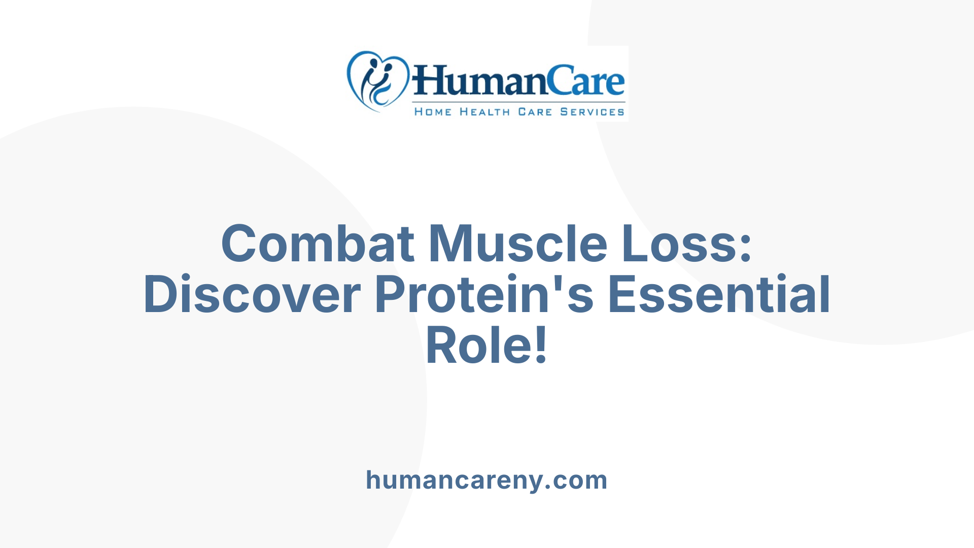 Combat Muscle Loss: Discover Protein's Essential Role!