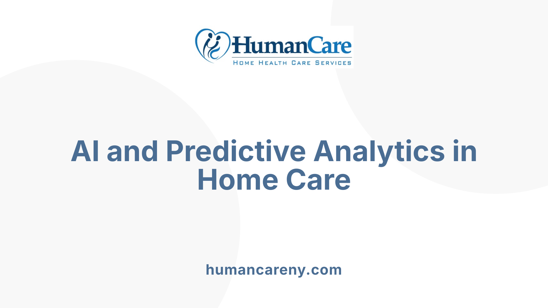 AI and Predictive Analytics in Home Care