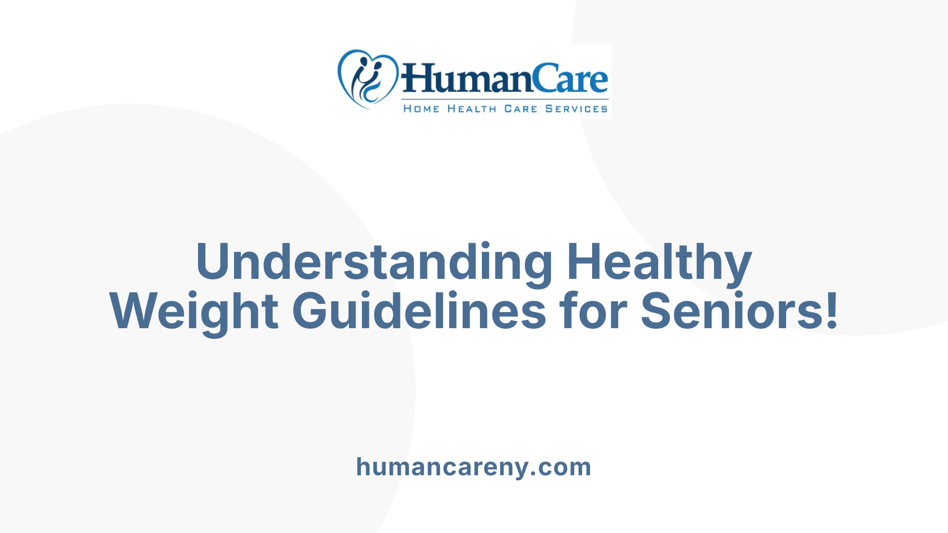 Understanding Healthy Weight Guidelines for Seniors!