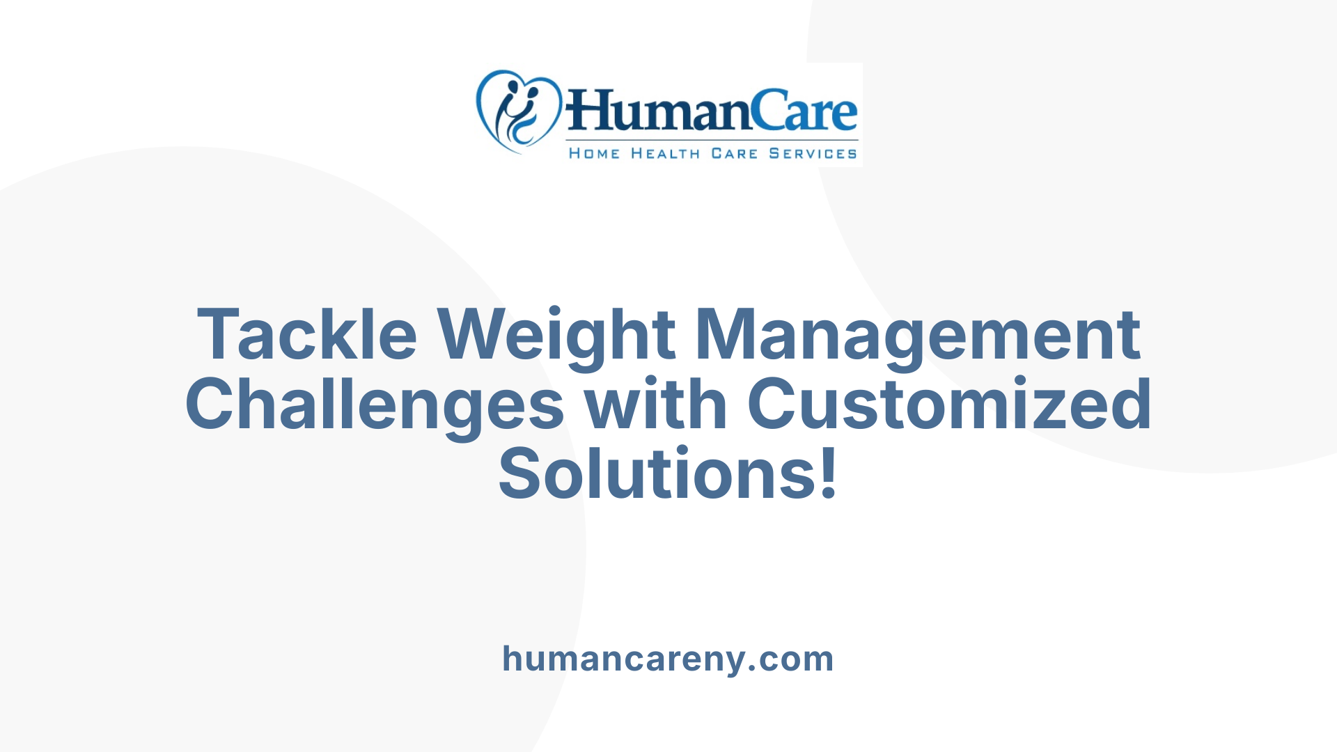 Tackle Weight Management Challenges with Customized Solutions!