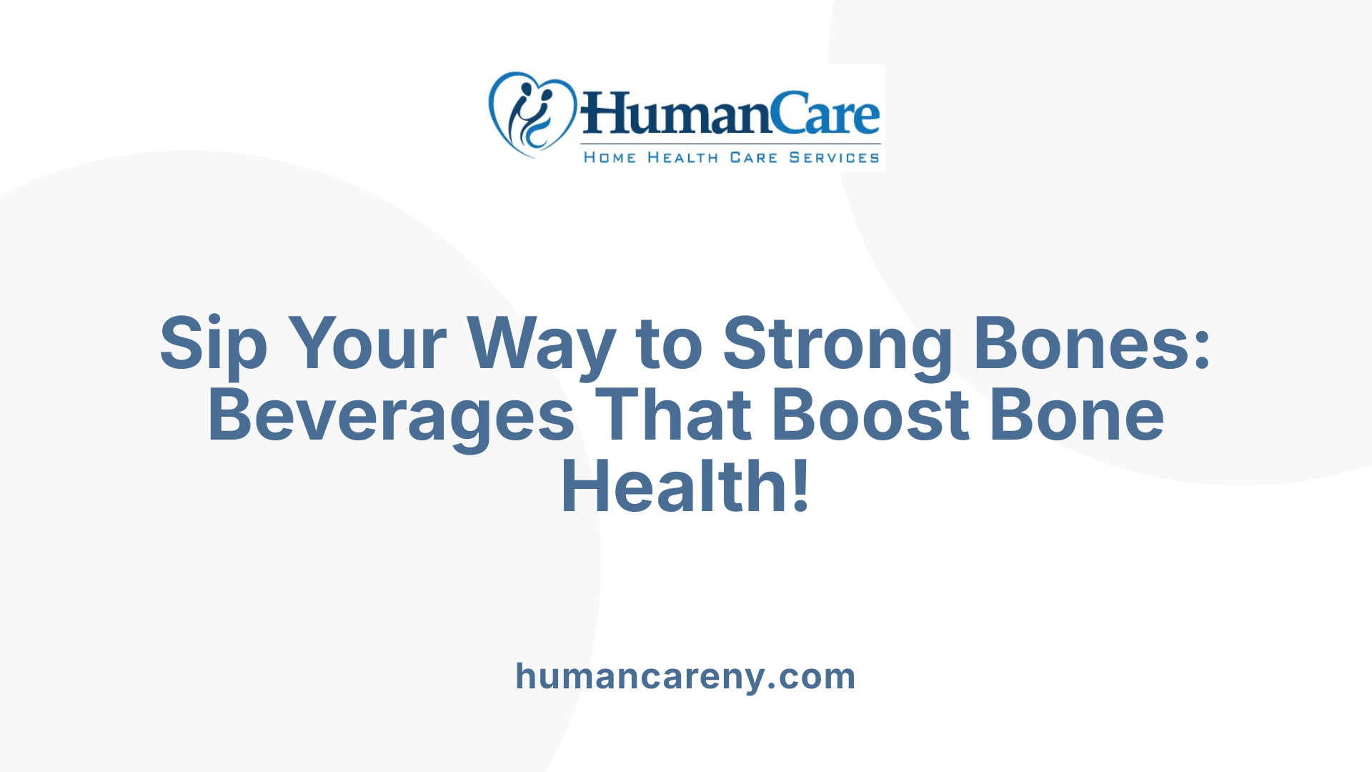 Sip Your Way to Strong Bones: Beverages That Boost Bone Health!