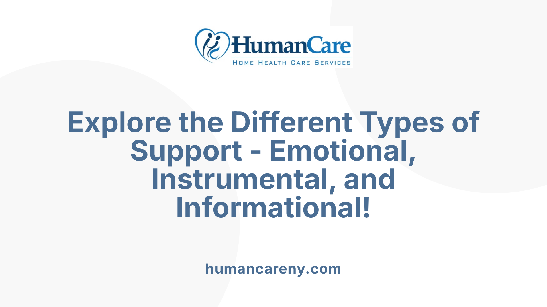 Explore the Different Types of Support - Emotional, Instrumental, and Informational!