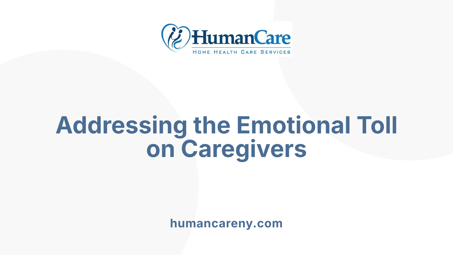 Addressing the Emotional Toll on Caregivers