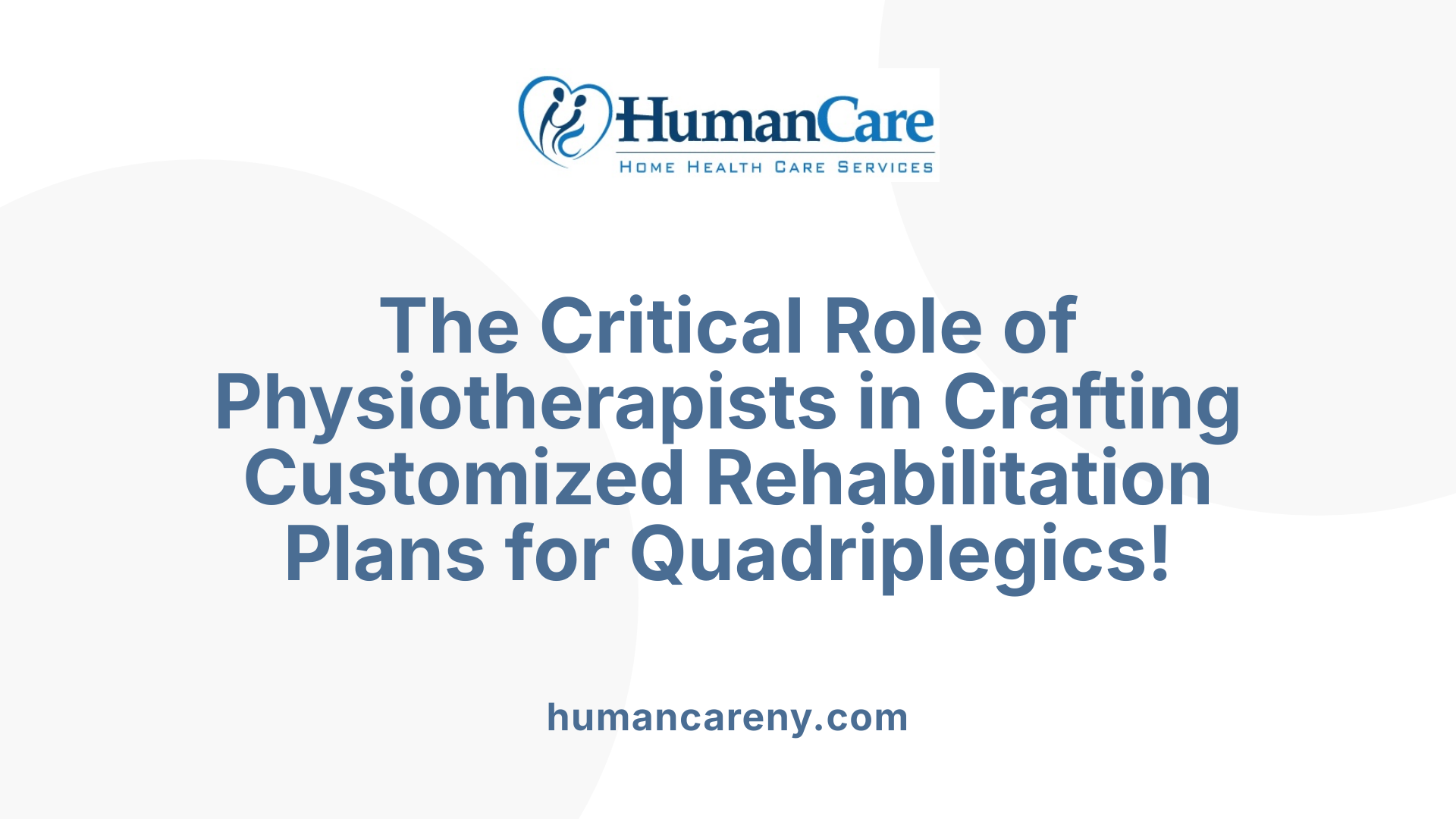 The Critical Role of Physiotherapists in Crafting Customized Rehabilitation Plans for Quadriplegics!