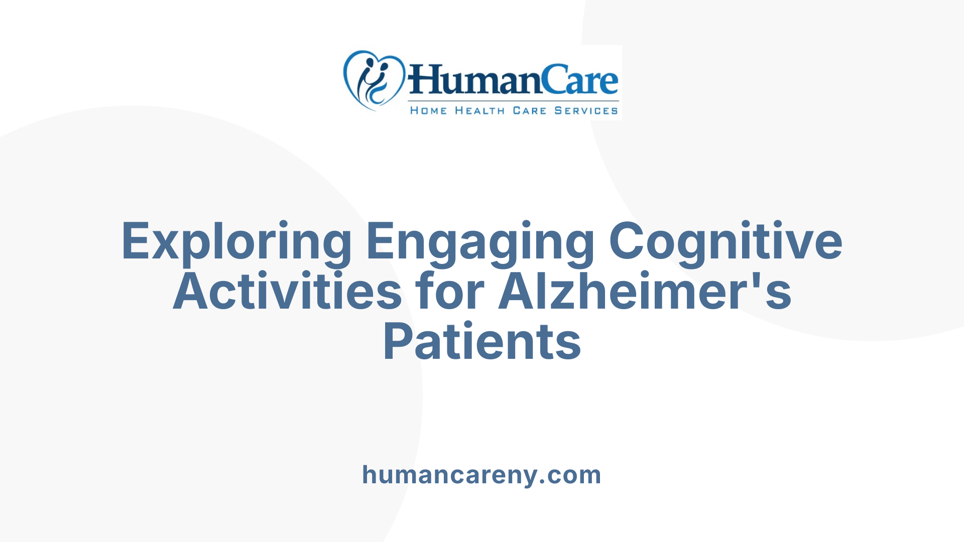 Exploring Engaging Cognitive Activities for Alzheimer's Patients