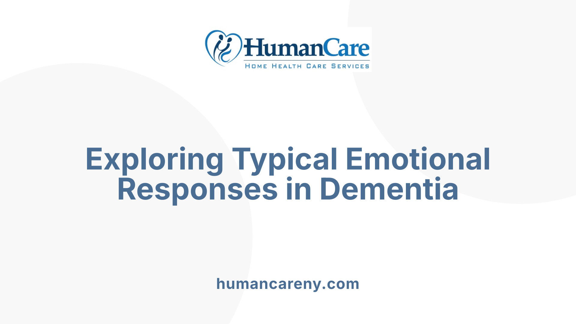 Exploring Typical Emotional Responses in Dementia