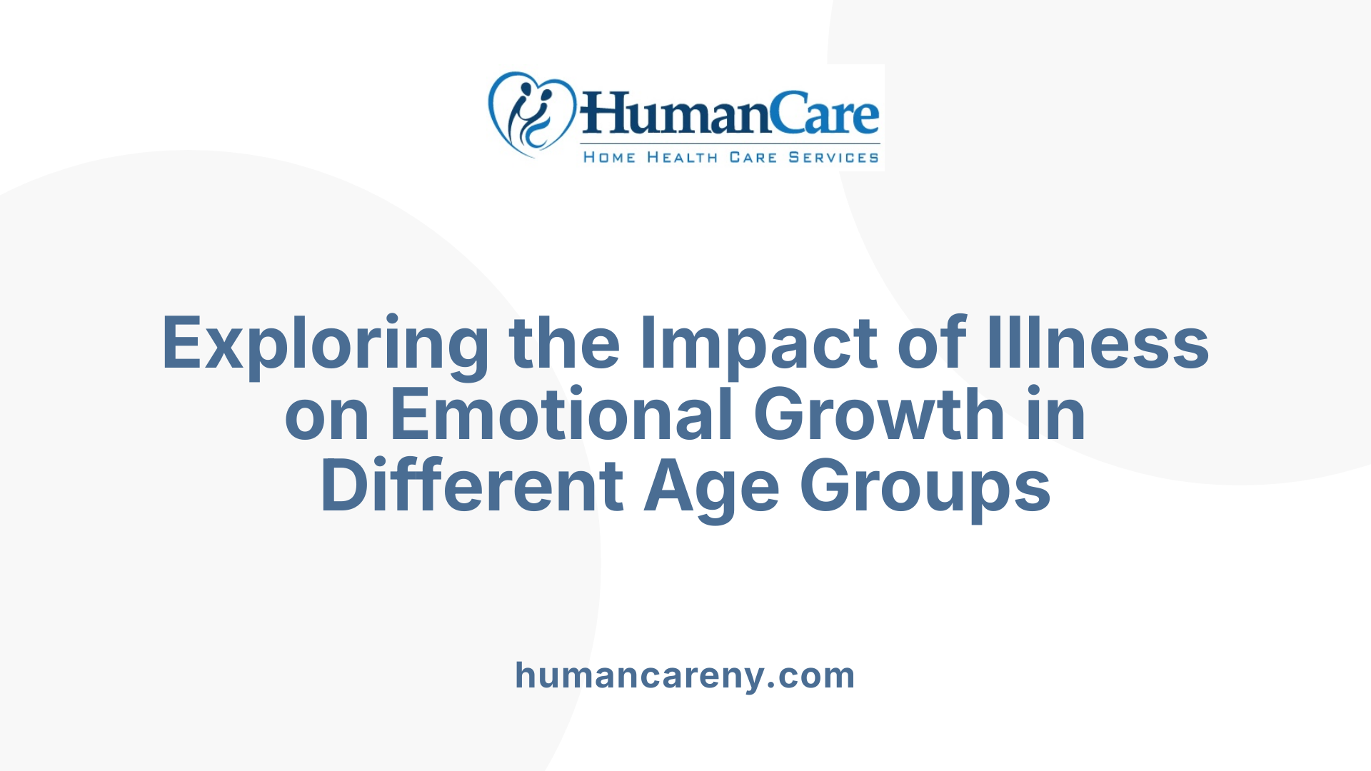 Exploring the Impact of Illness on Emotional Growth in Different Age Groups