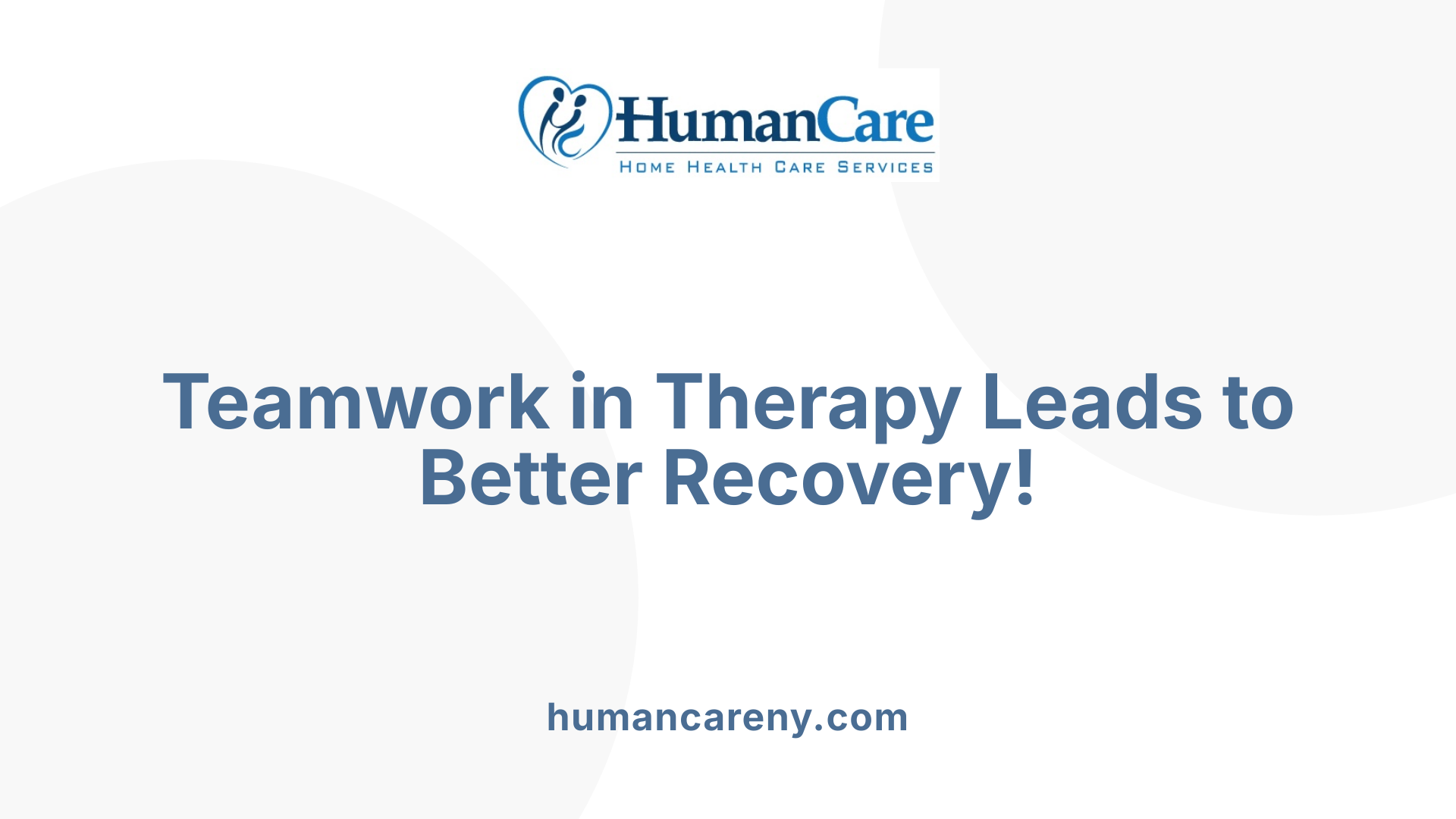 Teamwork in Therapy Leads to Better Recovery!