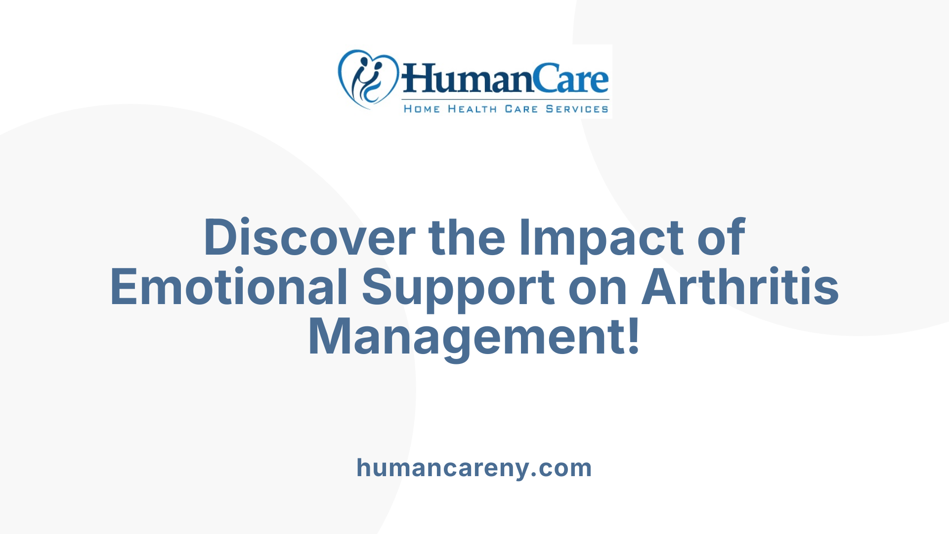 Discover the Impact of Emotional Support on Arthritis Management!