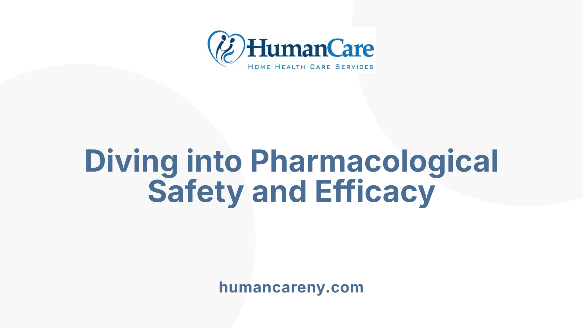 Diving into Pharmacological Safety and Efficacy